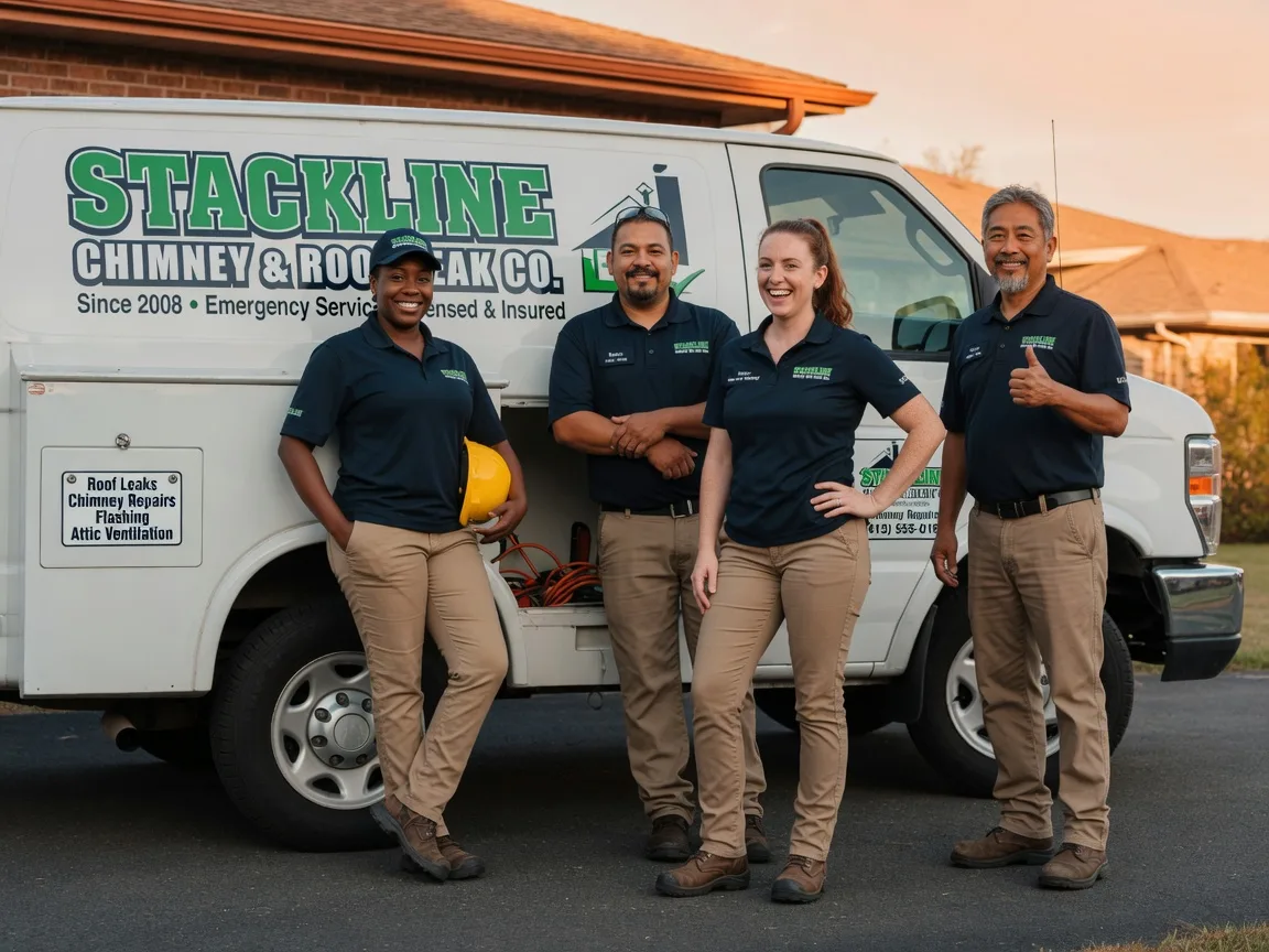 Chimney flashing repair company in Bruceville, TX